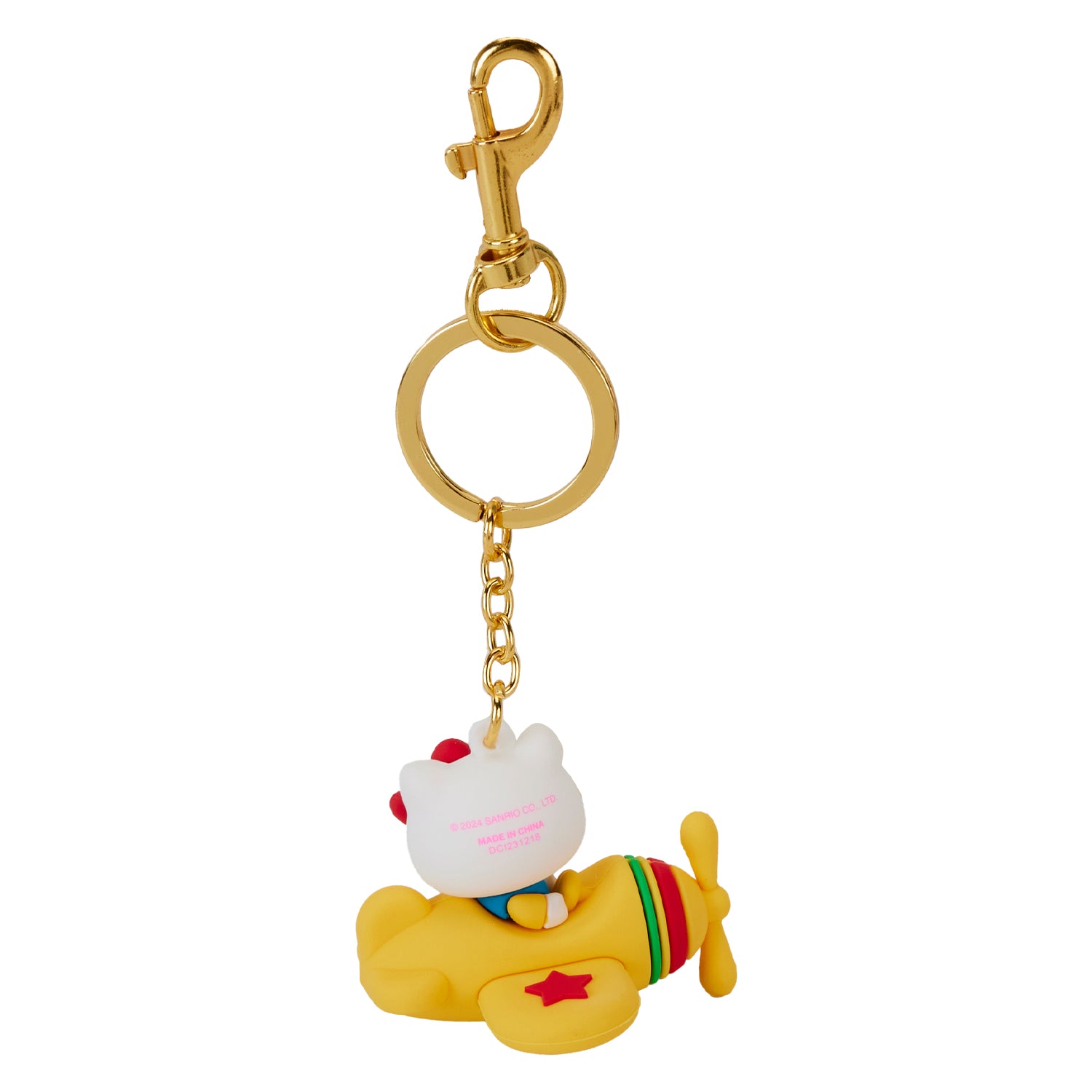 Loungefly Sanrio Hello Kitty 50th Anniversary Classic Figural Silicone Keychain