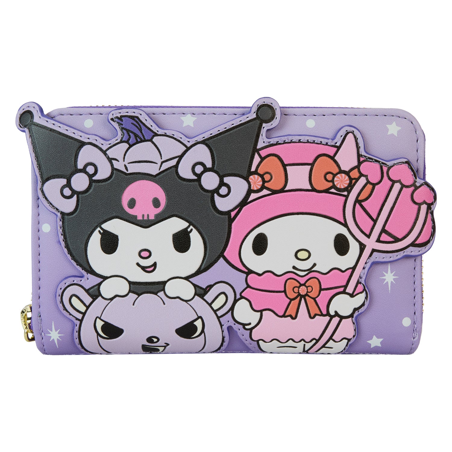 Loungefly Sanrio Kuromi Pumpkin Zip Around Wallet | Blue Culture Tees