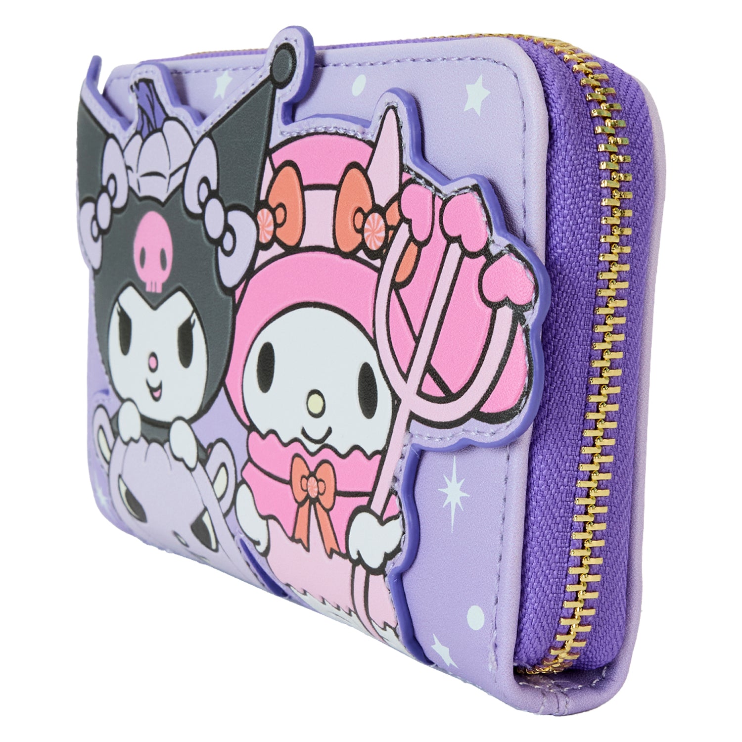 Loungefly Sanrio Kuromi Pumpkin Zip Around Wallet | Blue Culture Tees