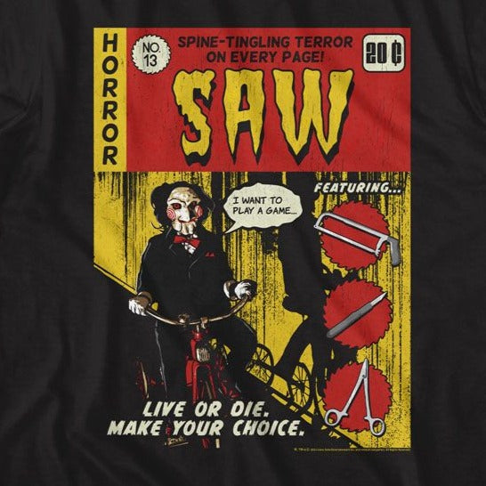 Saw Jigsaw Comic Book T-Shirt