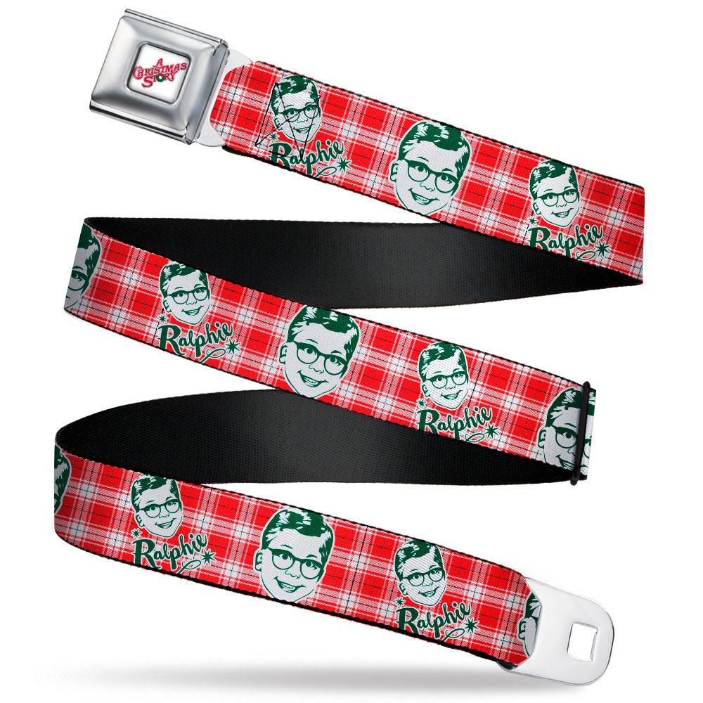 A Christmas Story Ralphie Smiling Seatbelt Belt | Blue Culture Tees