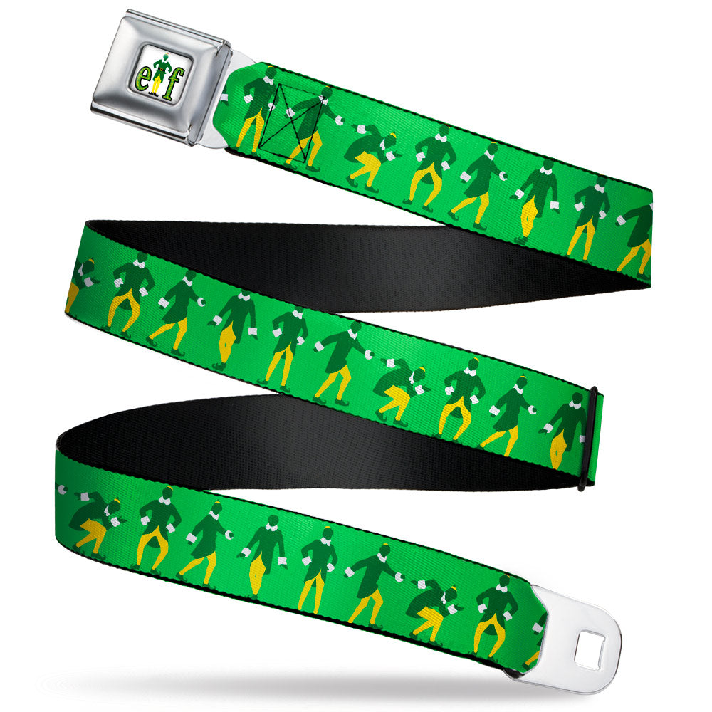 ELF Buddy the Elf Silhouette Poses Seatbelt Belt | Blue Culture Tees