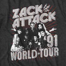 Saved By The Bell Zack Attack World Tour T-Shirt