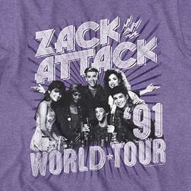 Saved By The Bell Zack Attack 91 Tour T-Shirt