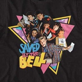 Saved By The Bell Group Triangles T-Shirt