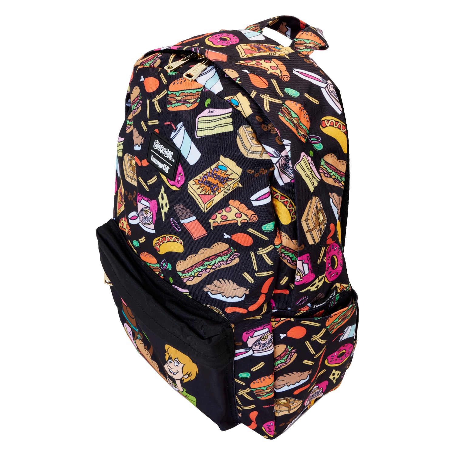 Loungefly WB Scooby-Doo Munchies AOP Full-Size Nylon Backpack 