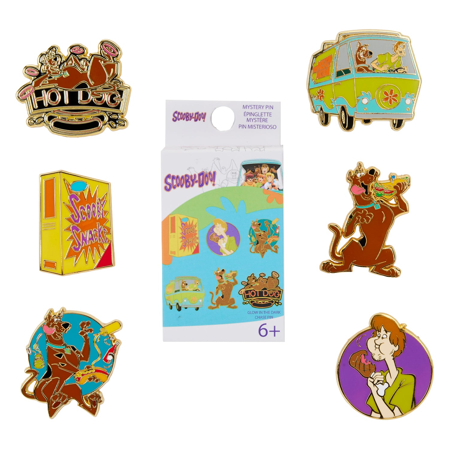 Loungefly WB Scooby-Doo Munchies Blind Box Pins