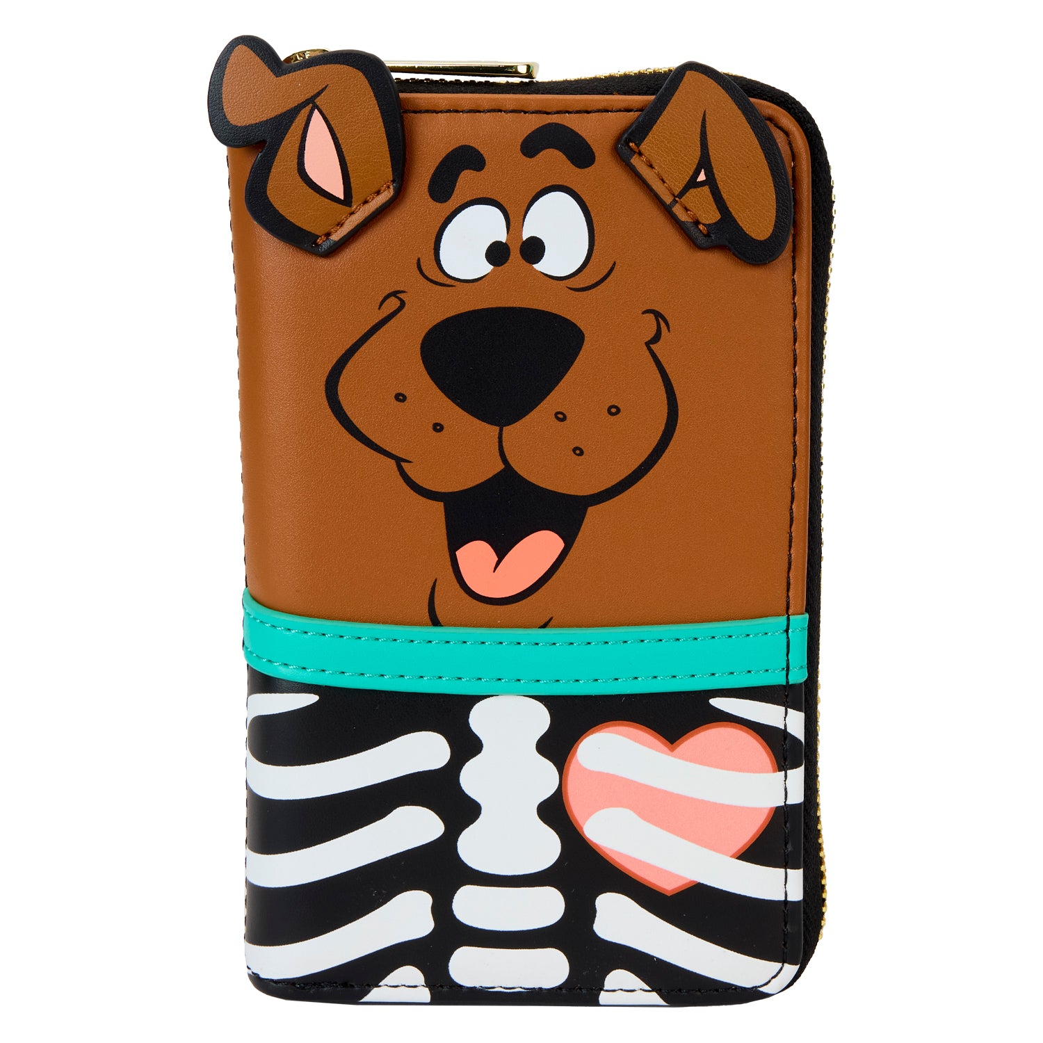 Loungefly Scooby-Doo Skeleton Scooby Cosplay Zip Around Wallet | Blue Culture Tees