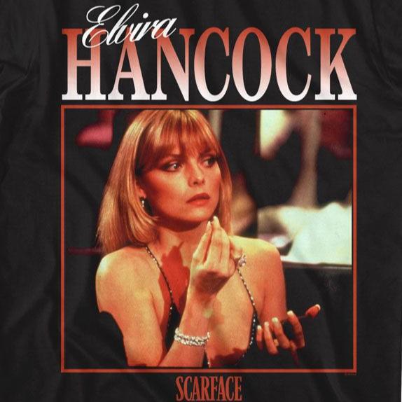 Scarface Elvira H T-Shirt | Blue Culture Tees