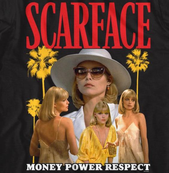 Scarface Elvira MPR T-Shirt | Blue Culture Tees