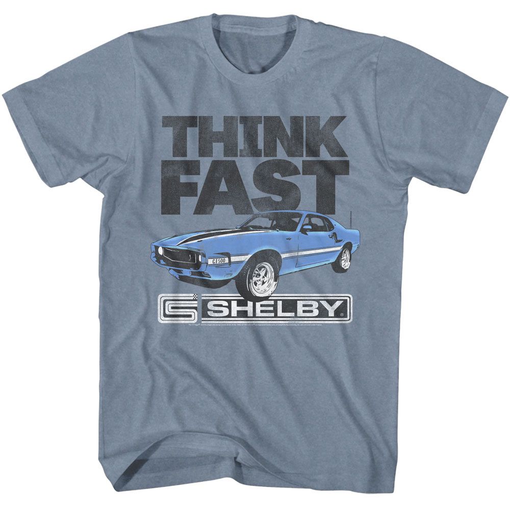 Carroll Shelby Think Fast T-Shirt | Blue Culture Tees