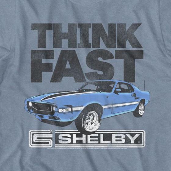 Carroll Shelby Think Fast T-Shirt | Blue Culture Tees