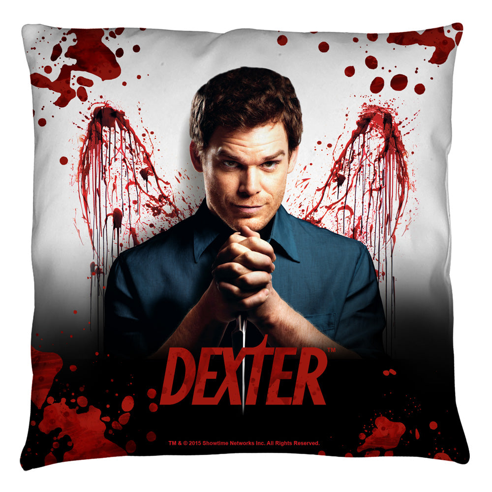 Dexter Never Lies Throw Pillow | Blue Culture Tees