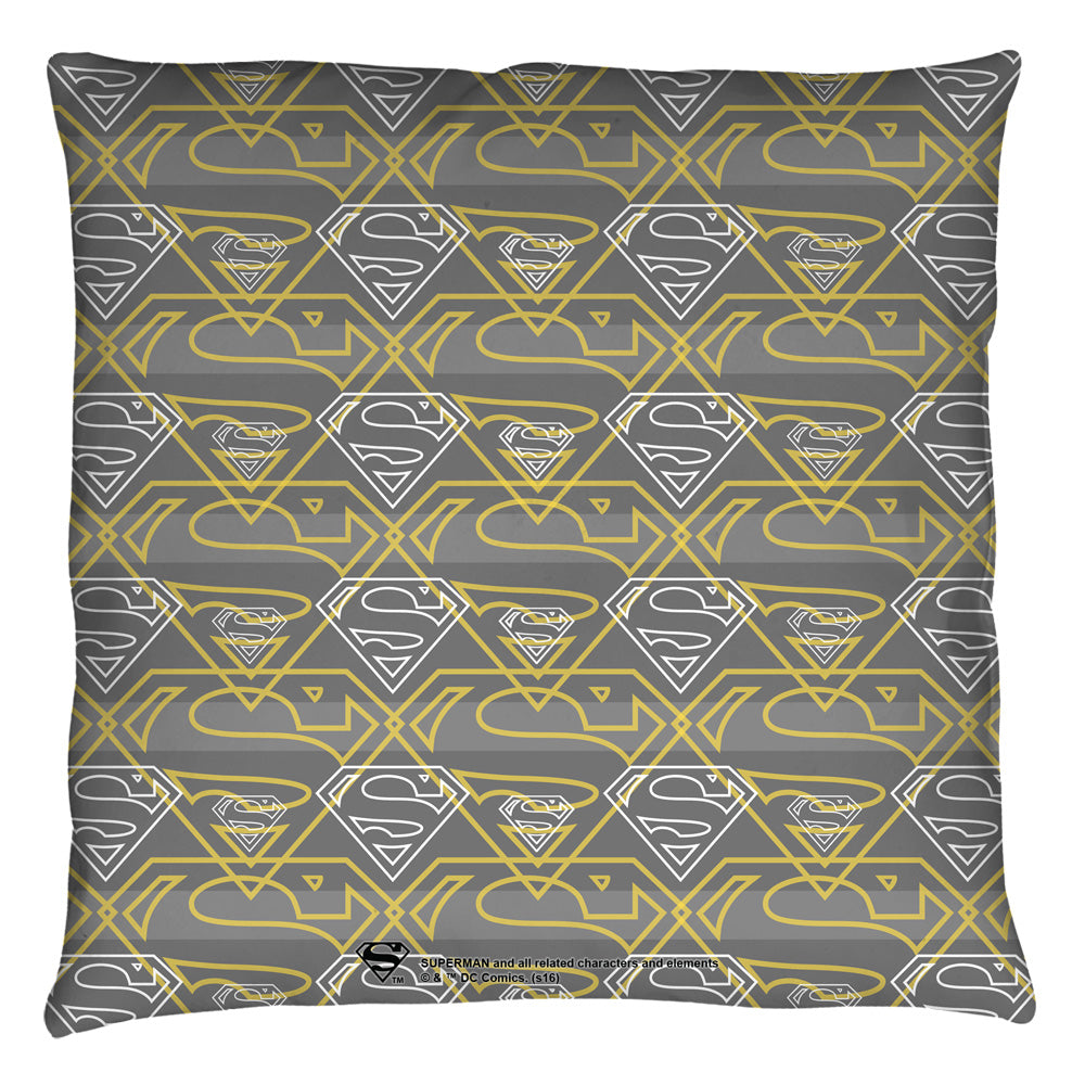 Superman Contemporary Throw Pillow | Blue Culture Tees