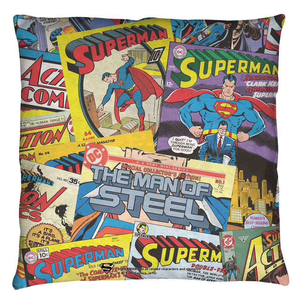 Superman Fan Throw Pillow | Blue Culture Tees