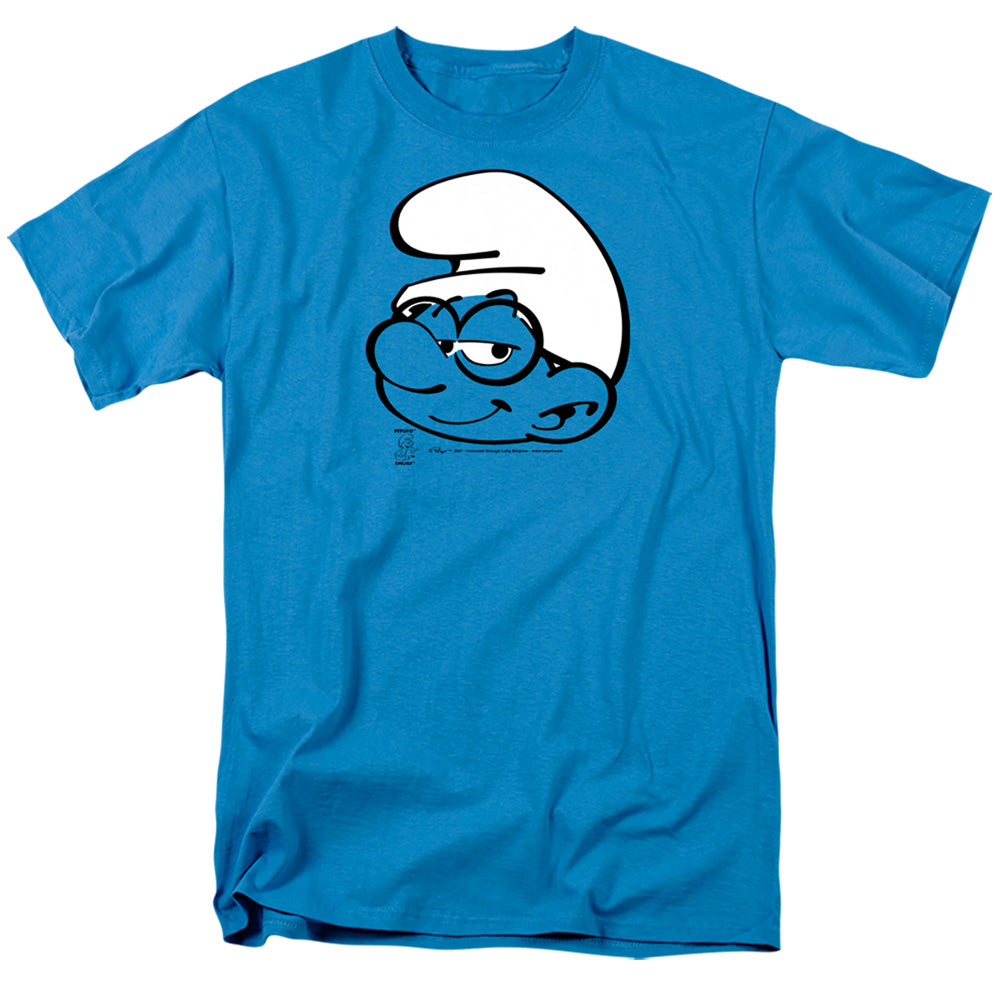 Smurfs Brainy Smurf Head T-Shirt