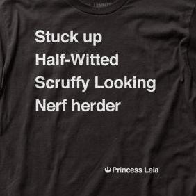 Star Wars Nerf Herder T-Shirt | Blue Culture Tees