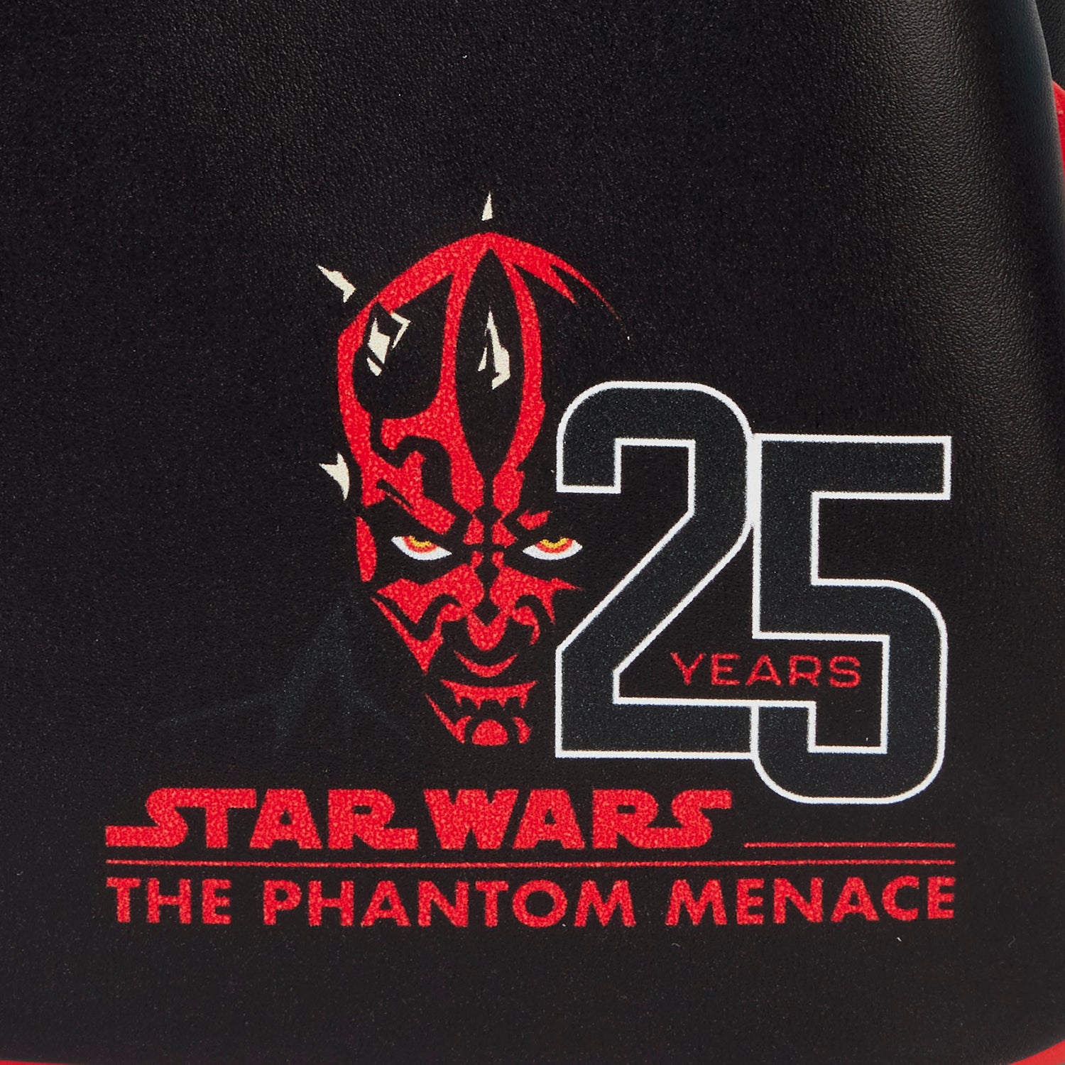 Loungefly Star Wars Phantom Menace 25th Anniversary Darth Maul Detachable Hood Mini Backpack