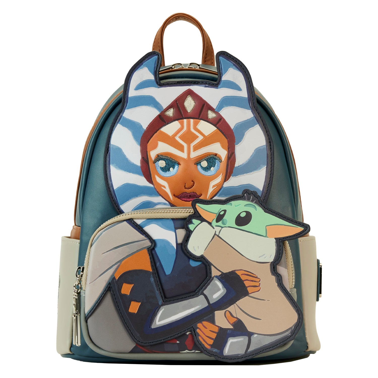 Loungefly Star Wars Mandalorian Ahsoka Holding Grogu Mini Backpack