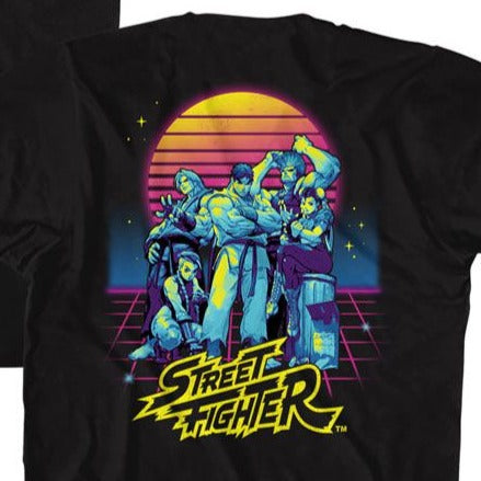 Street Fighter Synthwave Fighter 2 T-Shirt