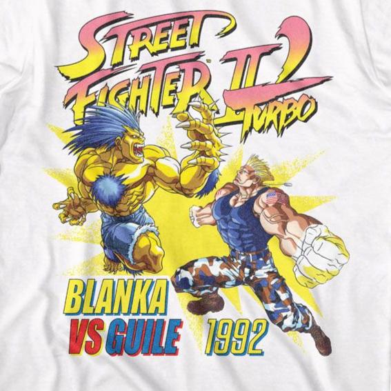 Street Fighter Blanka Vs Guile 92 T-Shirt | Blue Culture Tees