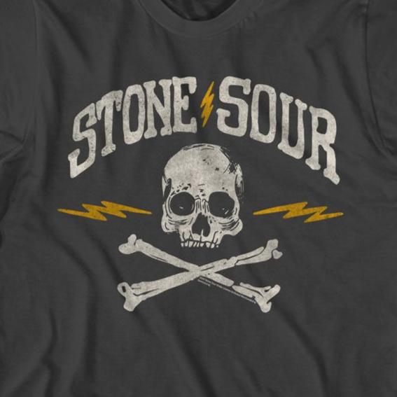 Stone Sour Skull And Bones T-Shirt | Blue Culture Tees