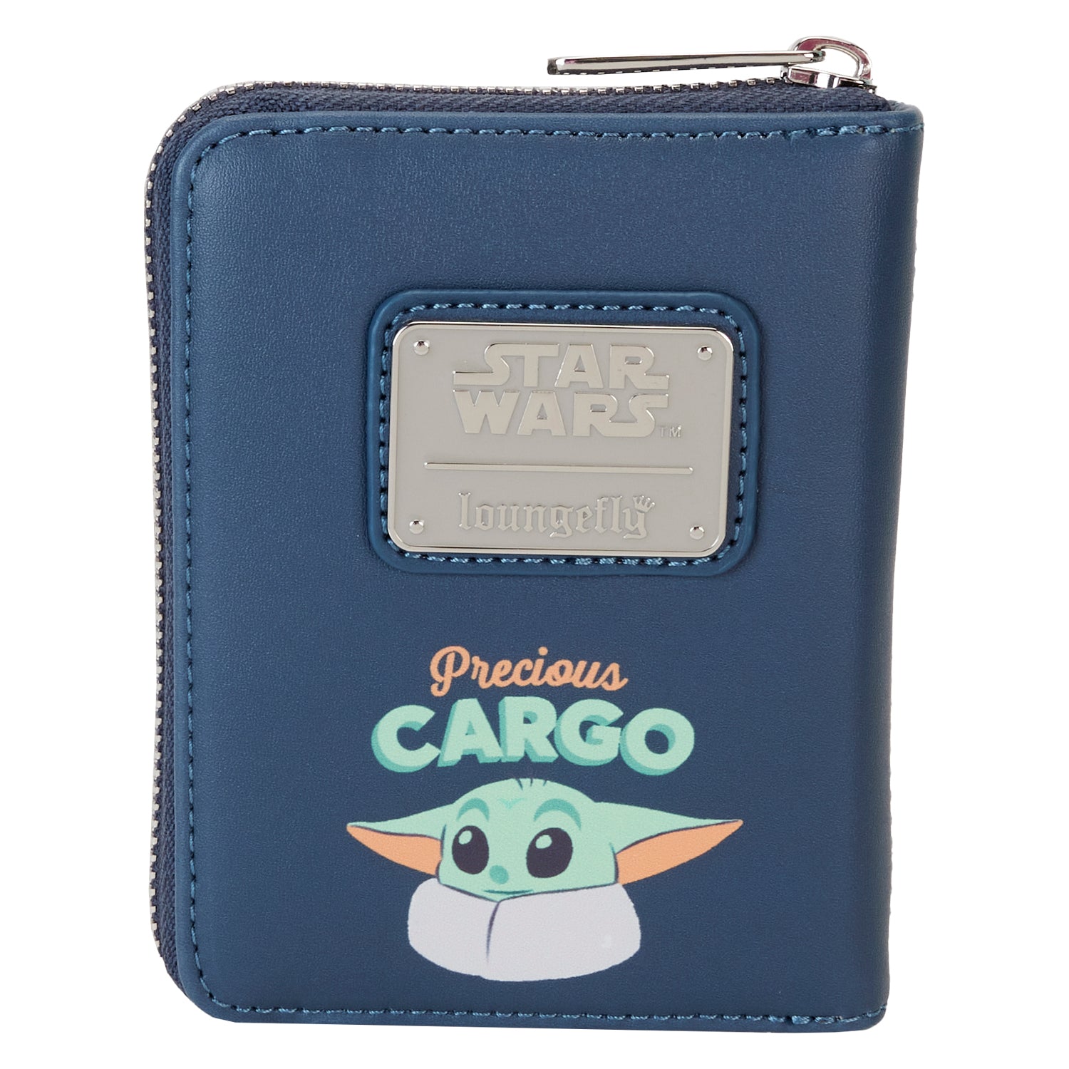 Loungefly Star Wars Mandalorian Ahsoka and Grogu Precious Cargo Zip Around Wallet