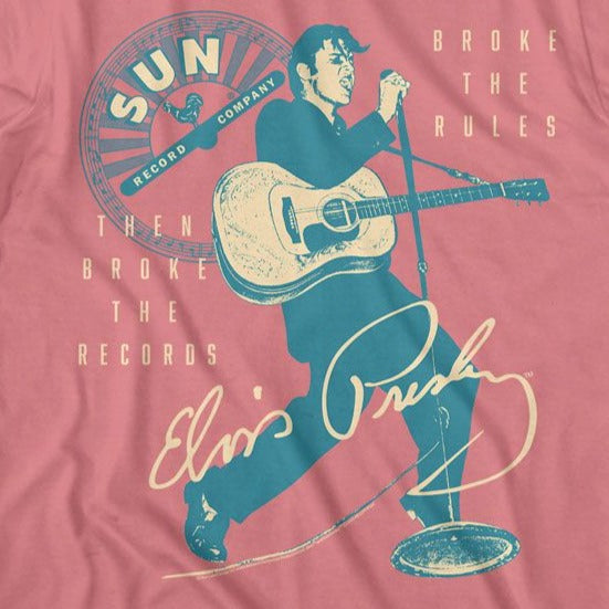 Elvis Sun Records Broke The Rules T-Shirt