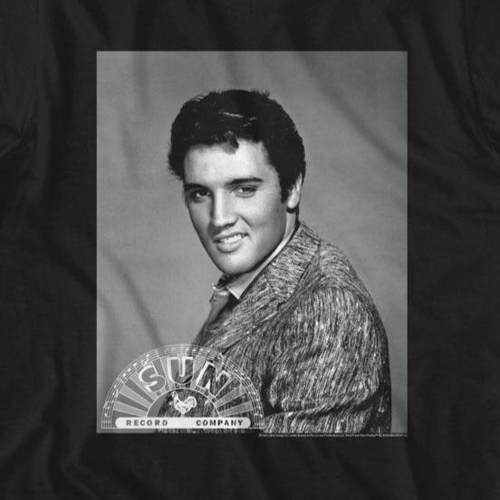 Sun Records Elvis Portrait T-Shirt | Blue Culture Tees