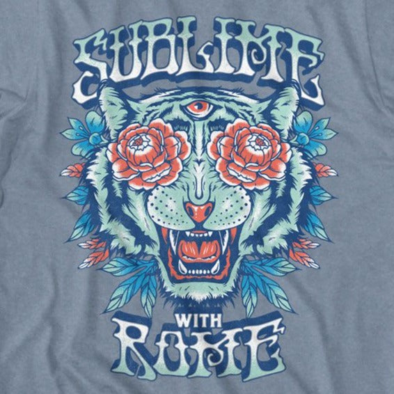 Sublime With Rome Floral Tiger T-Shirt