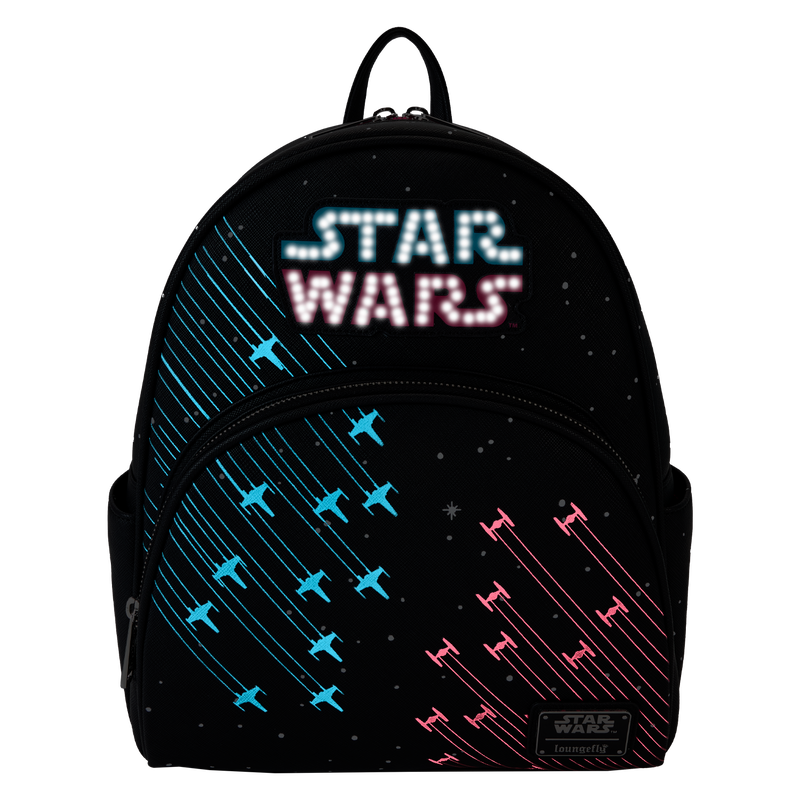 Loungefly Star Wars Rebels vs Empire Galactic Light Up Glow Mini Backpack | Blue Culture Tees