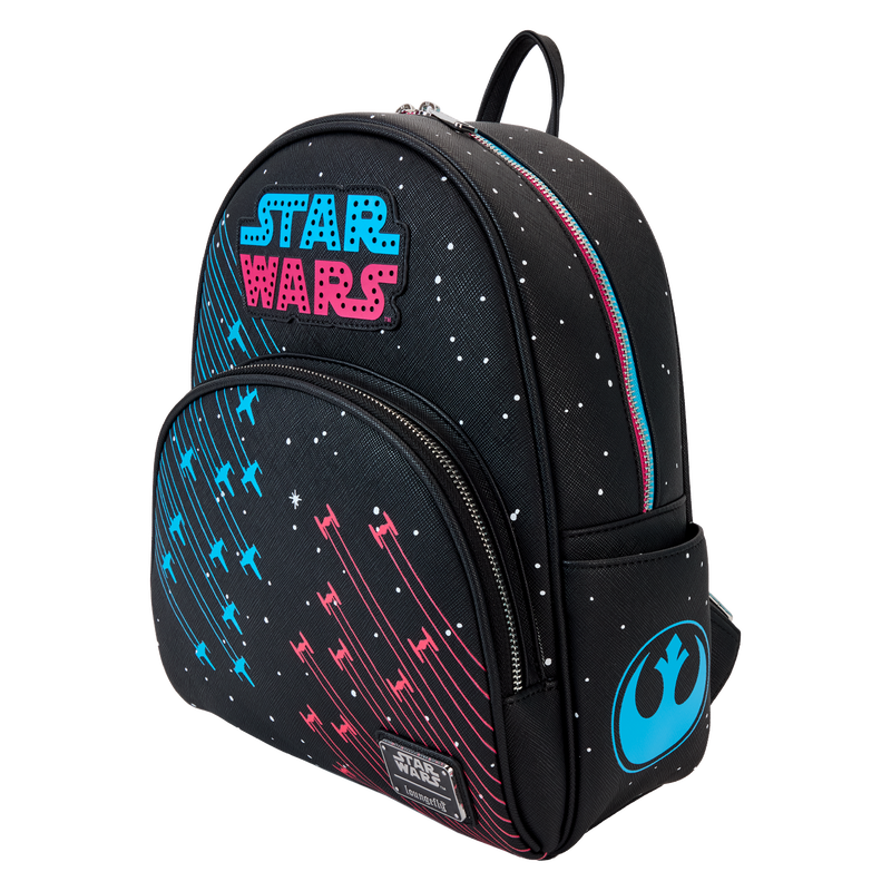 Loungefly Star Wars Rebels vs Empire Galactic Light Up Glow Mini Backpack | Blue Culture Tees