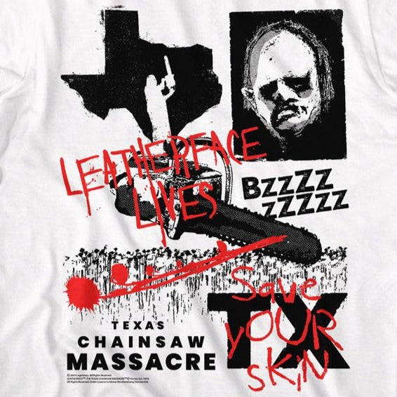 Texas Chainsaw Massacre Leatherface Bzzz T-Shirt