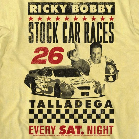 Talladega Nights Stock Car Races T-Shirt
