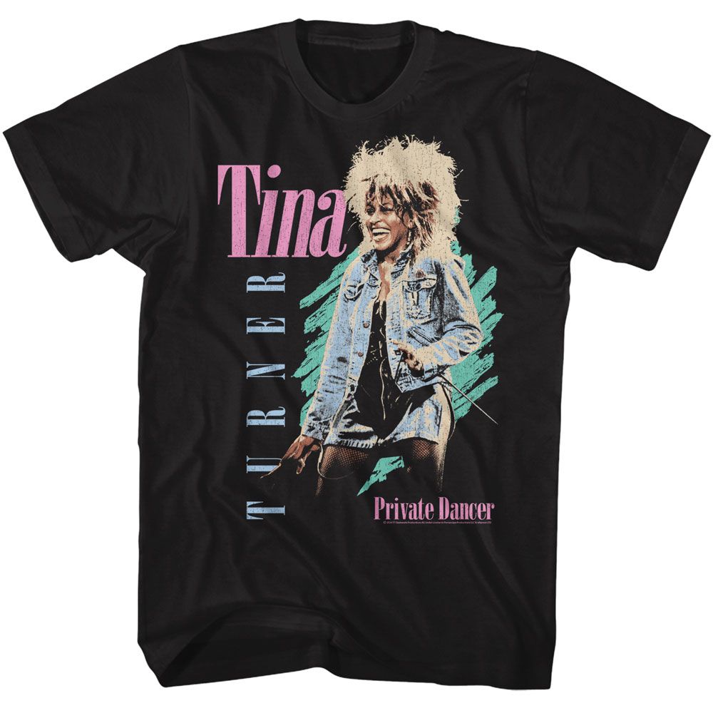 Tina Turner Pastel Retro T-Shirt | Blue Culture Tees