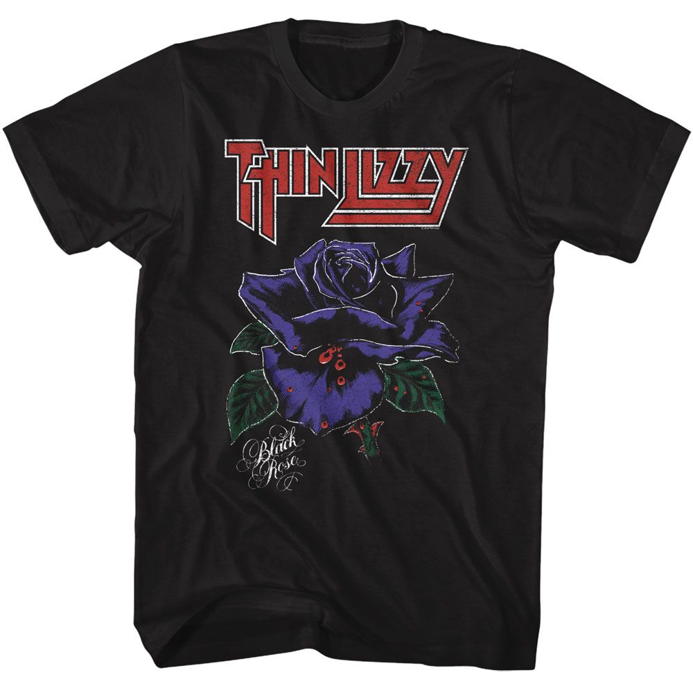 Thin Lizzy Black Rose T-Shirt