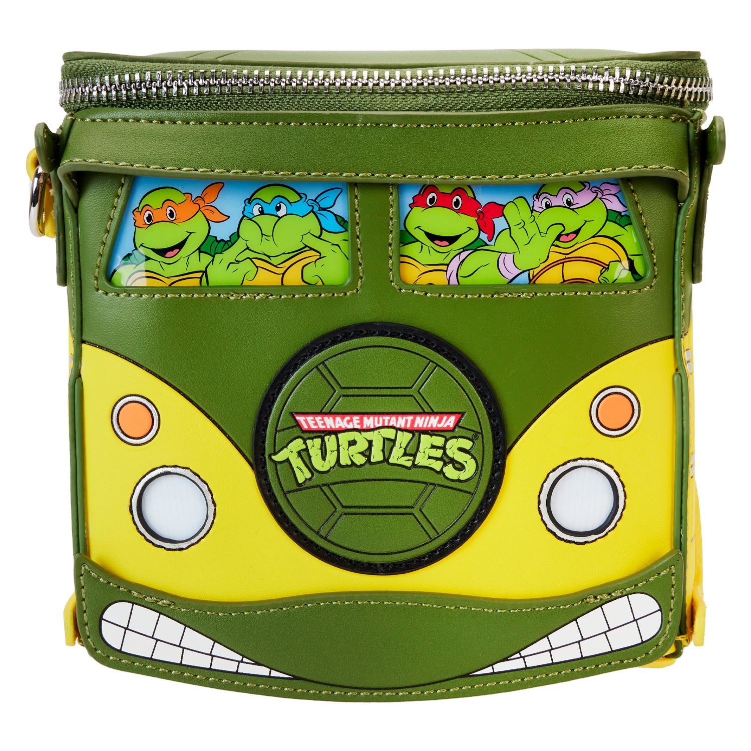 Loungefly Teenage Mutant Ninja Turtles 40th Anniversary Party Wagon Figural Crossbody Bag
