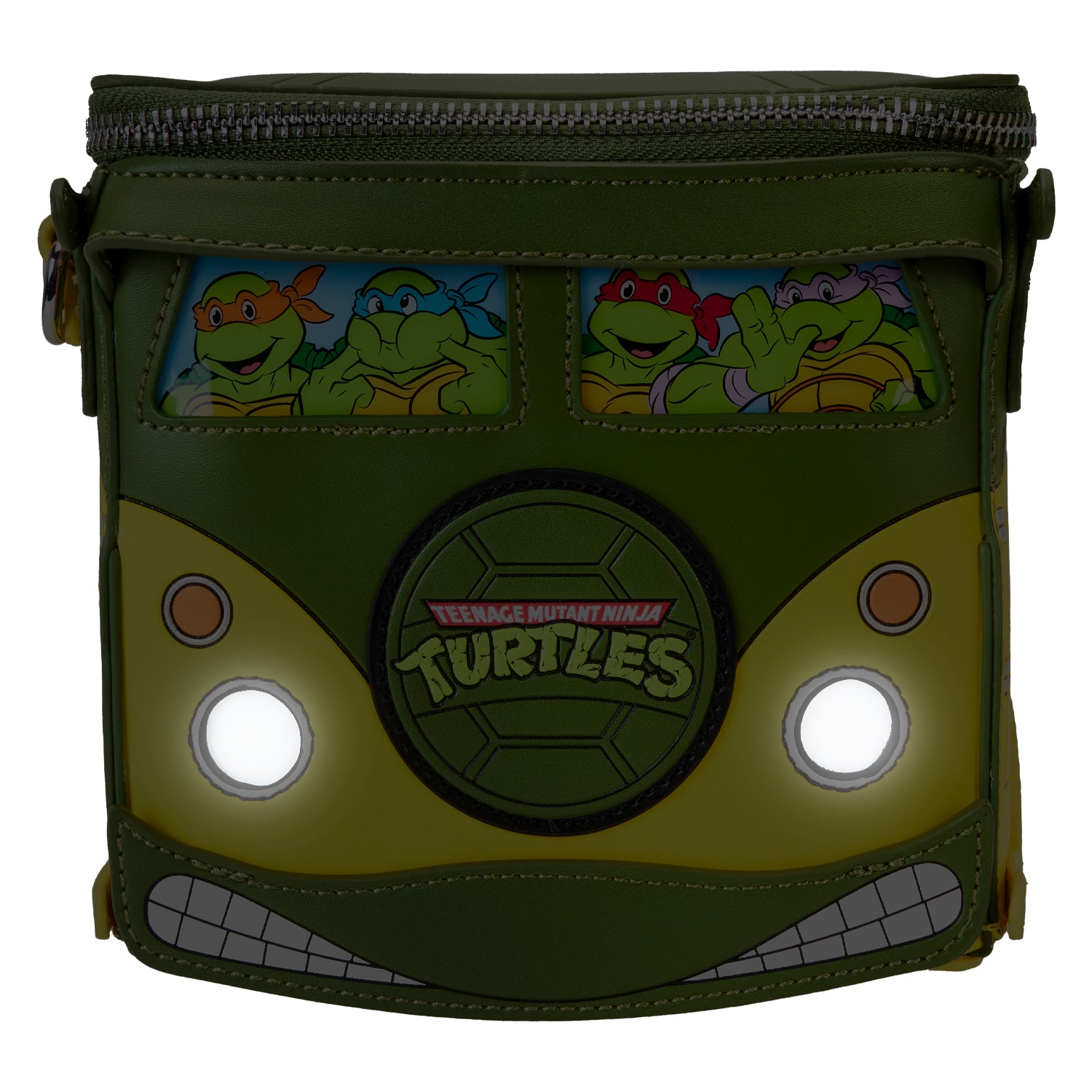 Loungefly Teenage Mutant Ninja Turtles 40th Anniversary Party Wagon Figural Crossbody Bag