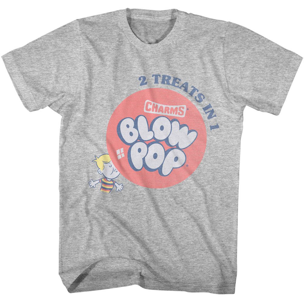 Charms Roll Blow Pop Two In One T-Shirt | Blue Culture Tees