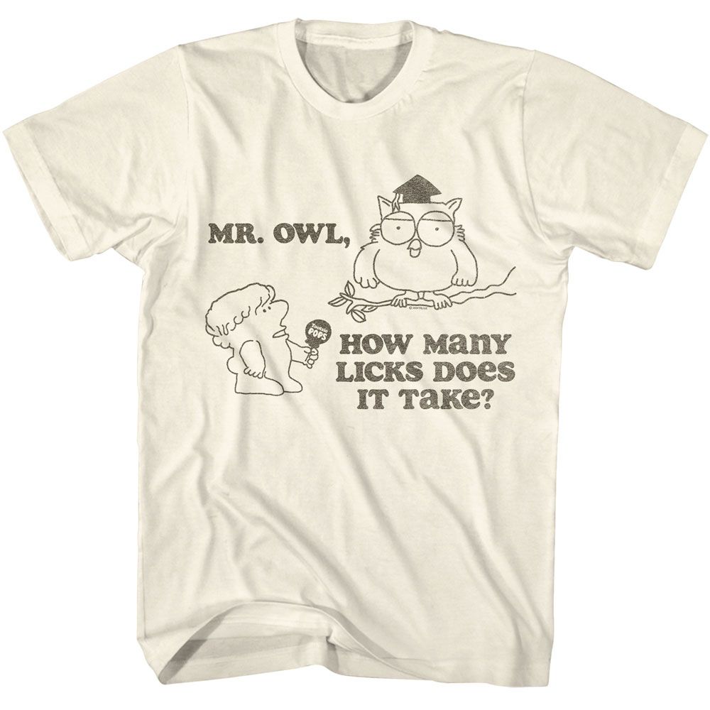 Tootsie Roll Mr Owl T-Shirt | Blue Culture Tees