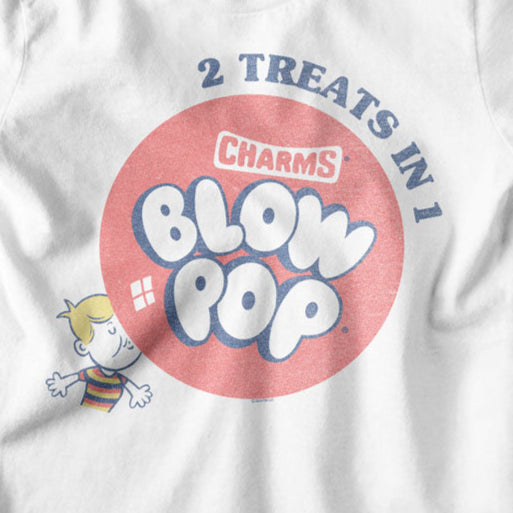 Youth Tootsie Roll Two Treats in One T-Shirt | Blue Culture Tees