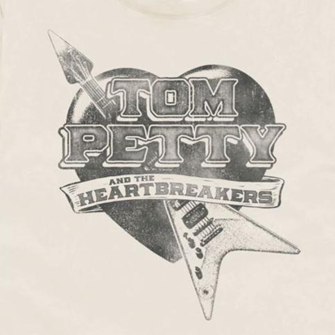 Tom Petty Guitar Heart Comfort Colors T-Shirt | Blue Culture Tees