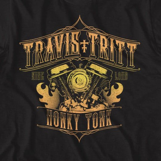 Travis Tritt Honky Tonk Engine T-Shirt