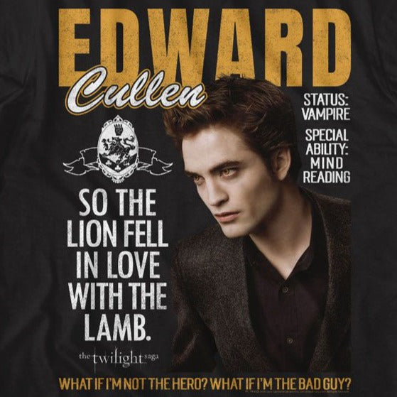 Twilight Edward Lion Fell In Love T-Shirt