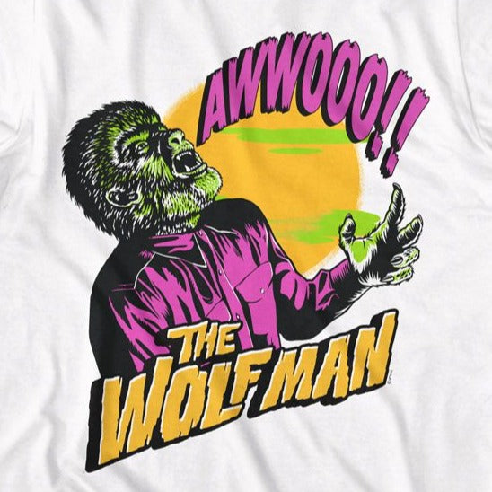 Universal Monsters Wolfman Howling T-Shirt
