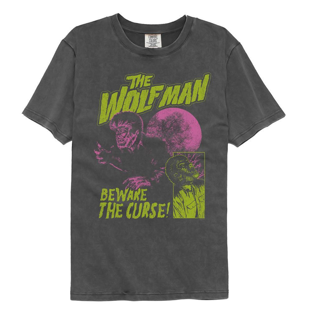 Universal Monsters Beware The Curse Comfort Color T-Shirt