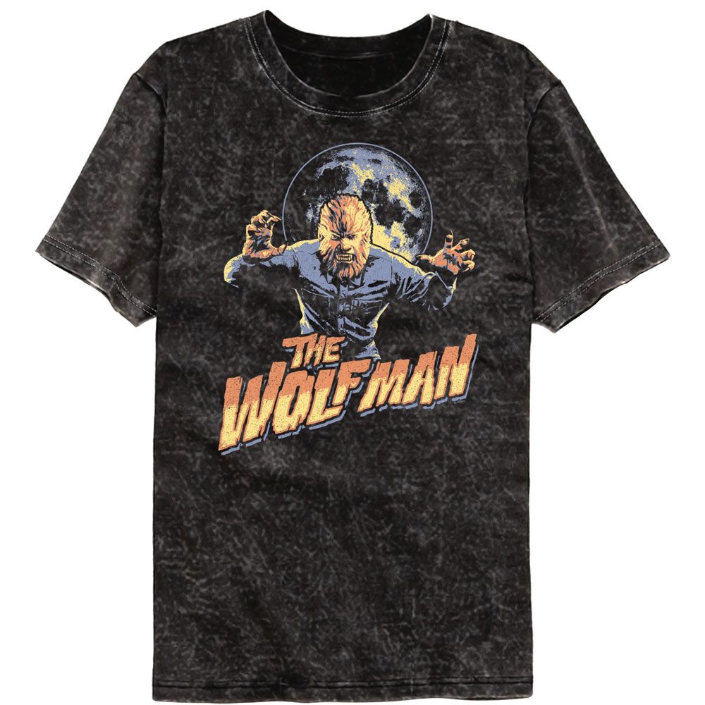 Universal Monsters Multitone Wolfman Mineral Wash T-Shirt | Blue Culture Tees