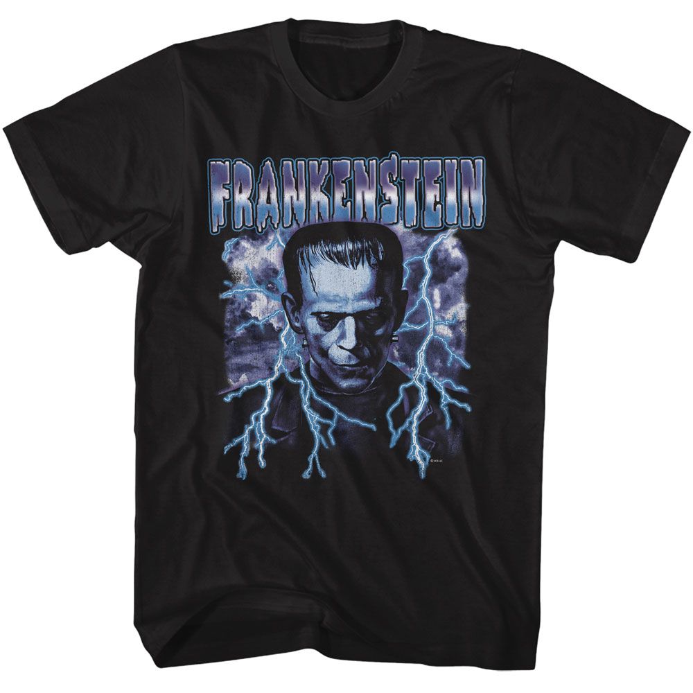 Universal Monsters Frankenstein Lightning T-Shirt