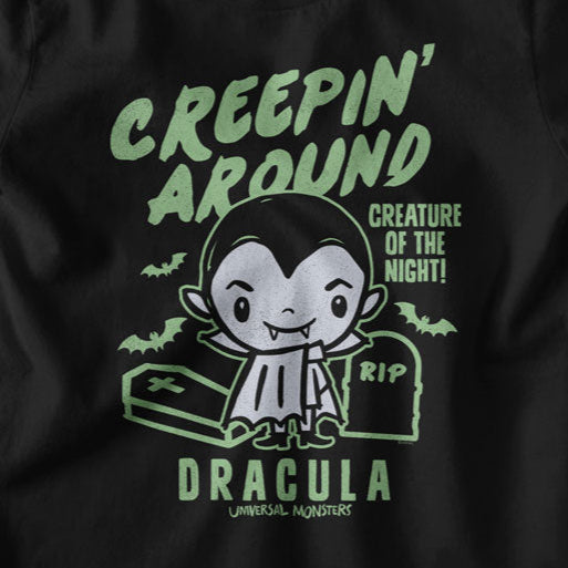 Youth Universal Monsters Creepin Around T-Shirt