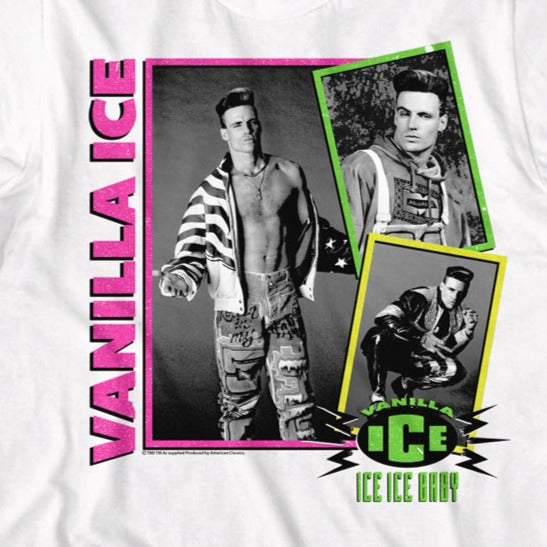 Vanilla Ice Neon Collage T-Shirt. Available at Blue Culture Tees!